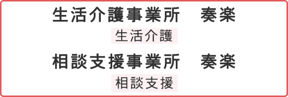 生活介護事業所 奏楽　相談支援事業所奏楽